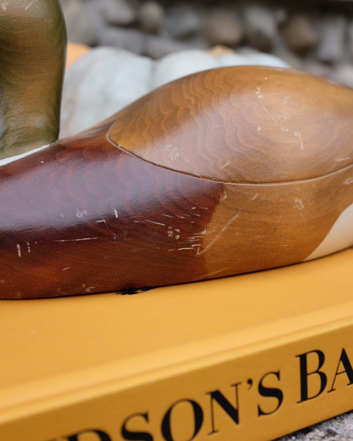 Carved Wooden Mallard