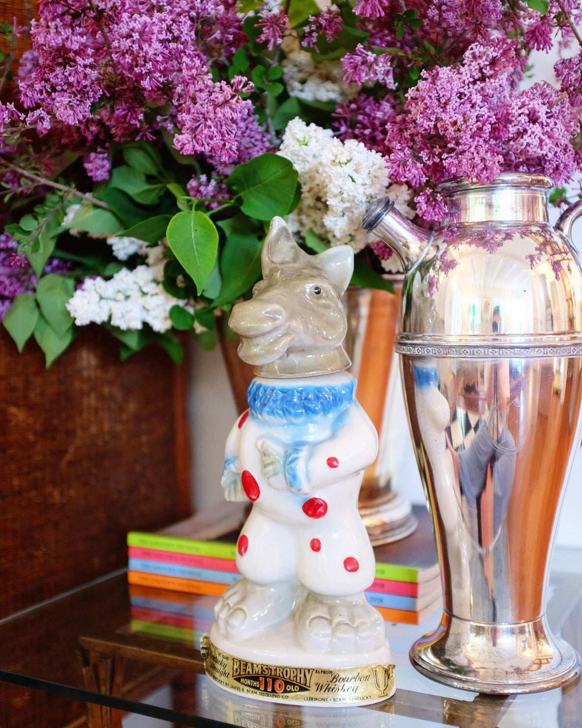 Jim Beam’s Trophy Clown Donkey Bourbon Whiskey Bottle