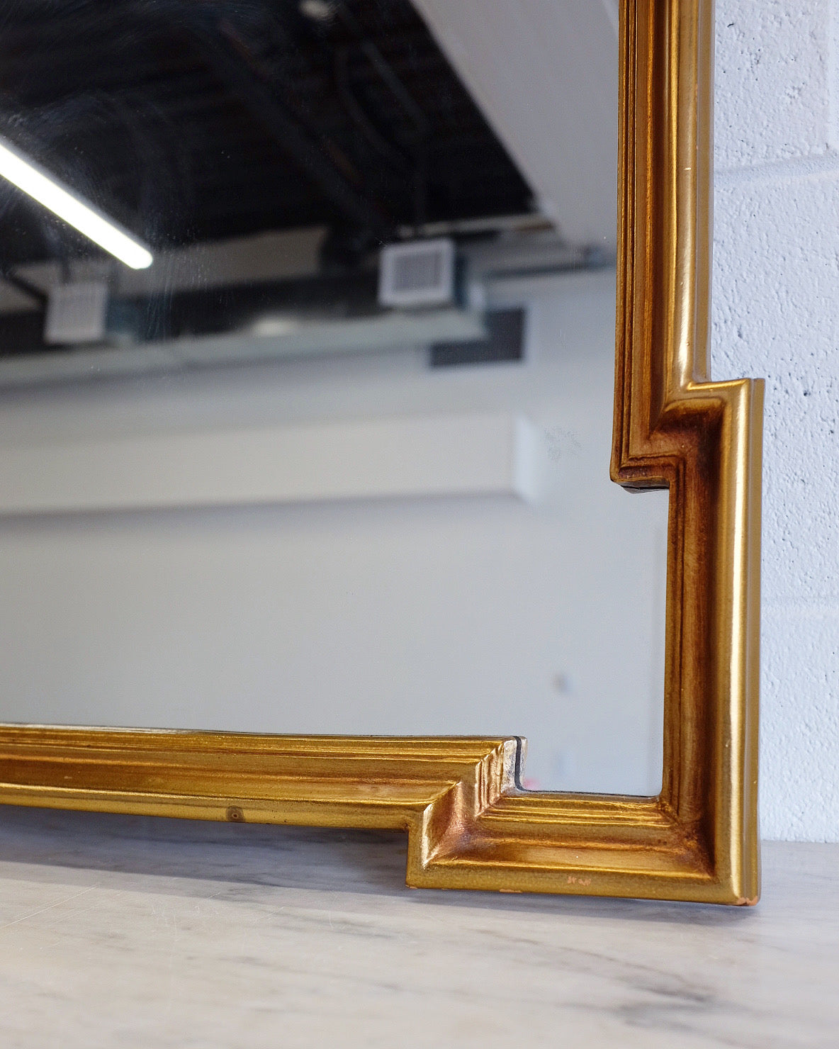 Hollywood Regency Style Gilt Wall Mirror