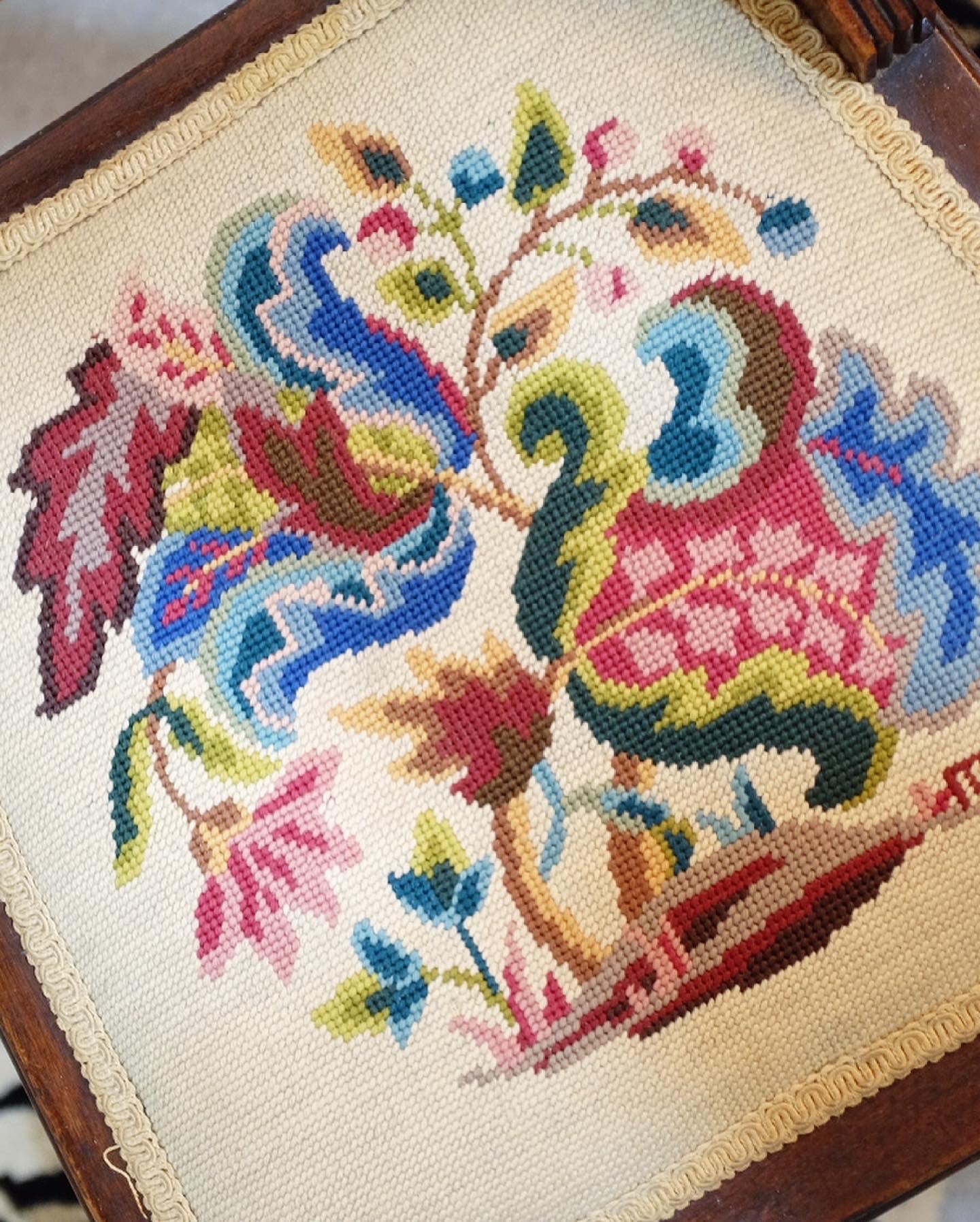 Needlepoint Accent Chair