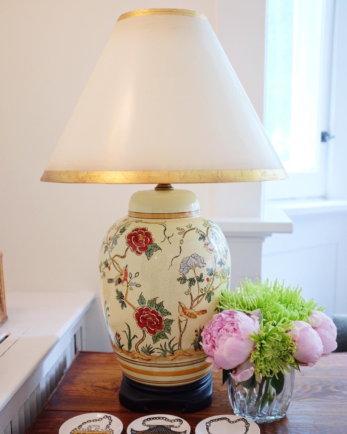 Bird Botanical Lamp