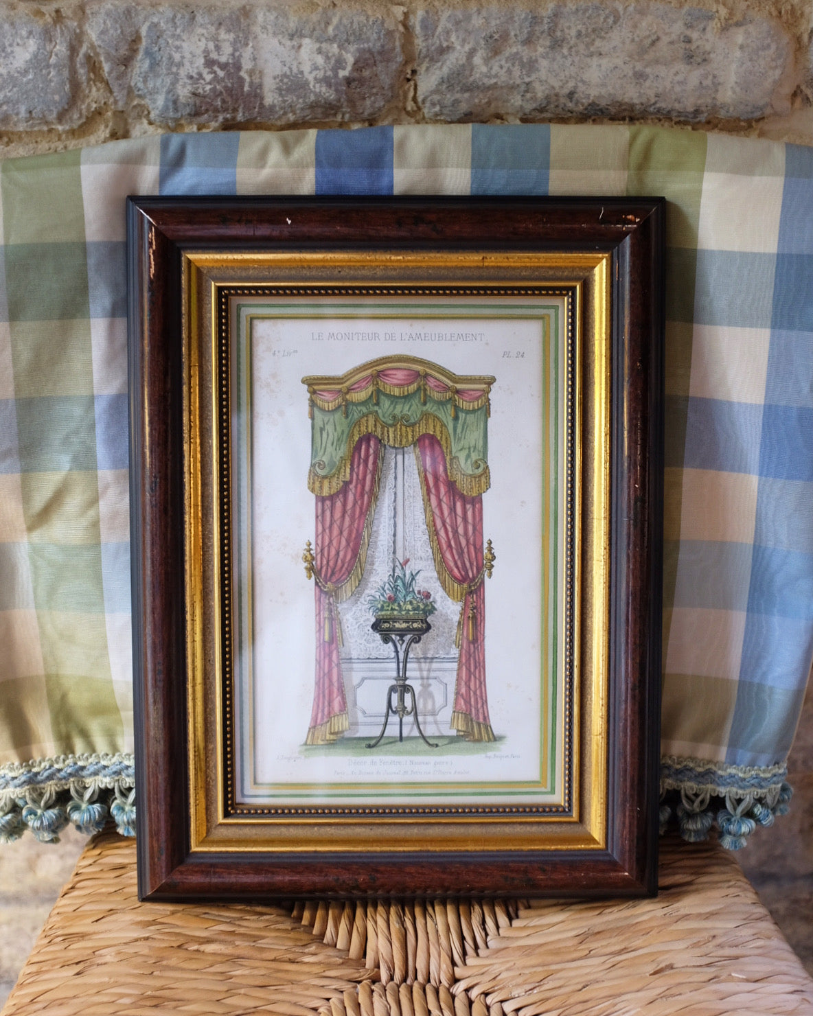 Set of 3 "Le Moniteur de L'Ameublement" Lithographs
