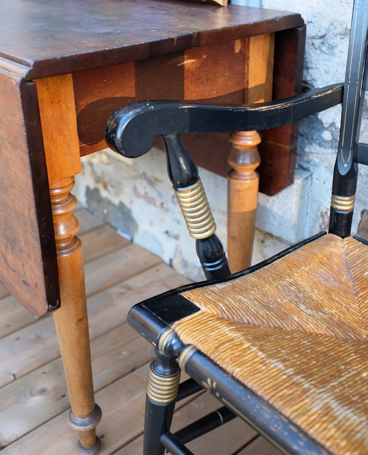 Hitchcock Style Captains Chairs