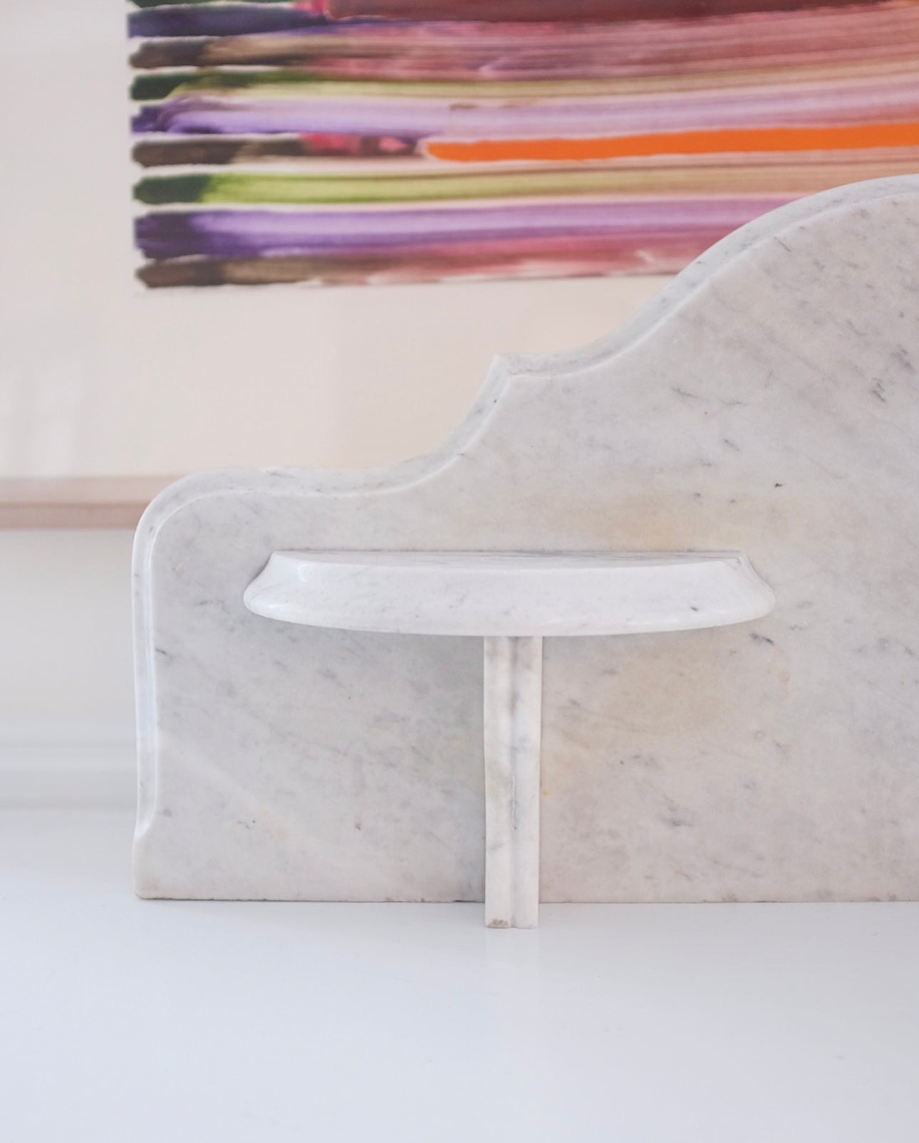White Marble Shelf