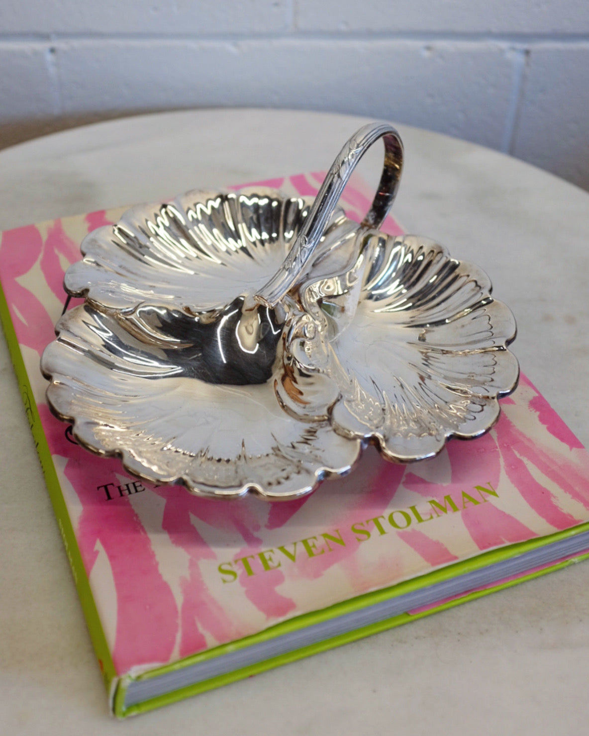 Sheffield England Silver Plate Server Dish/Catch All
