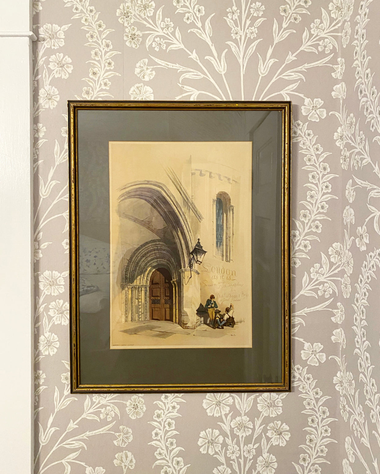 ‘London as it is’ Framed Print