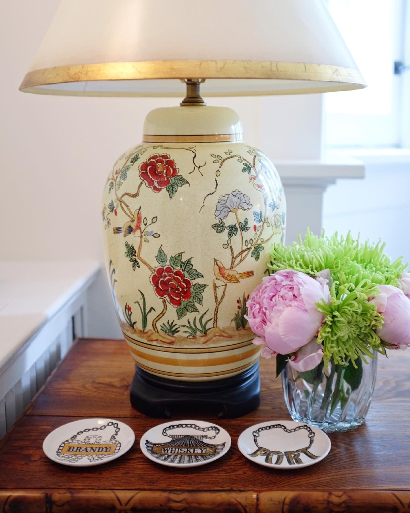 Bird Botanical Lamp