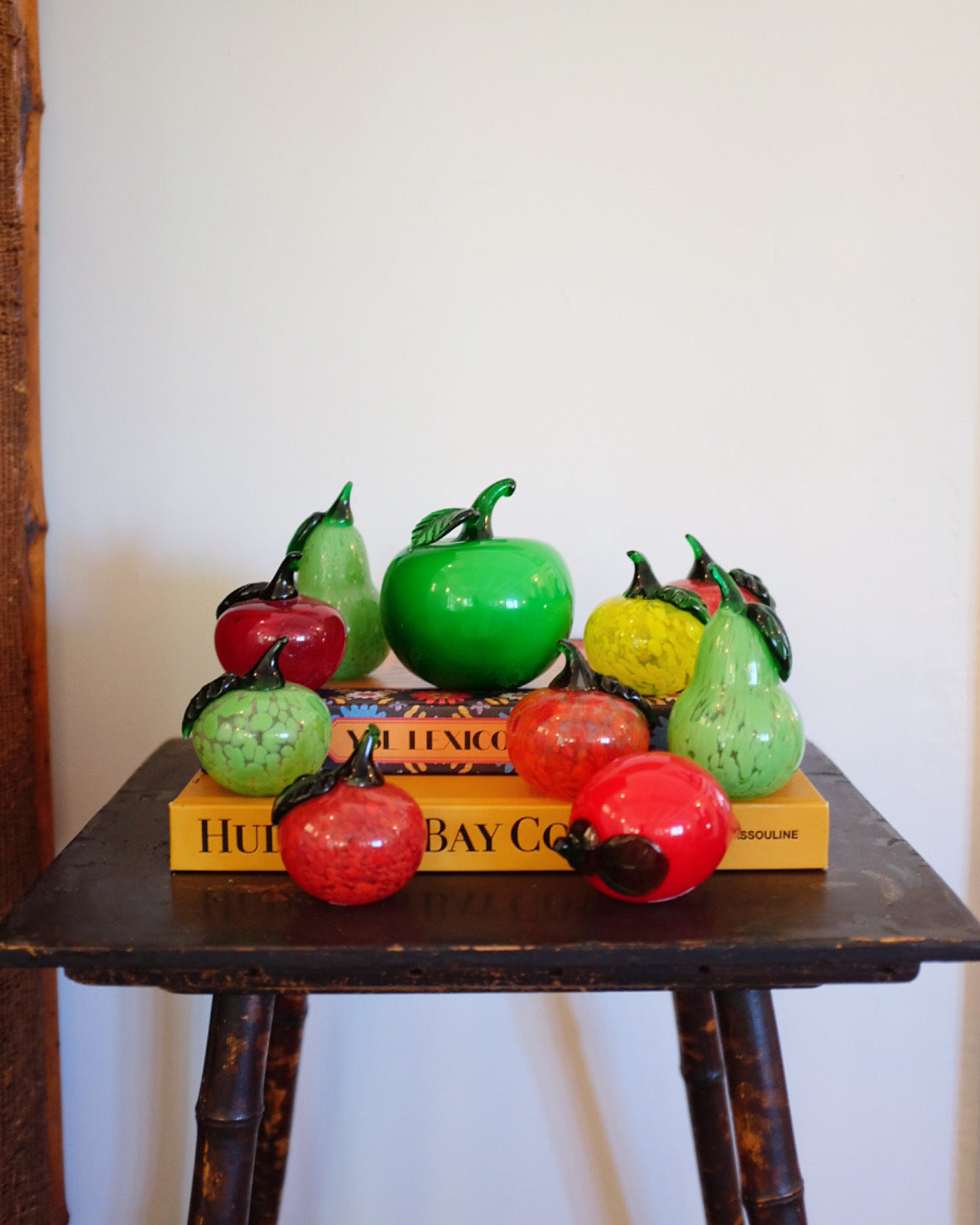 Mid Century Glass Fruit