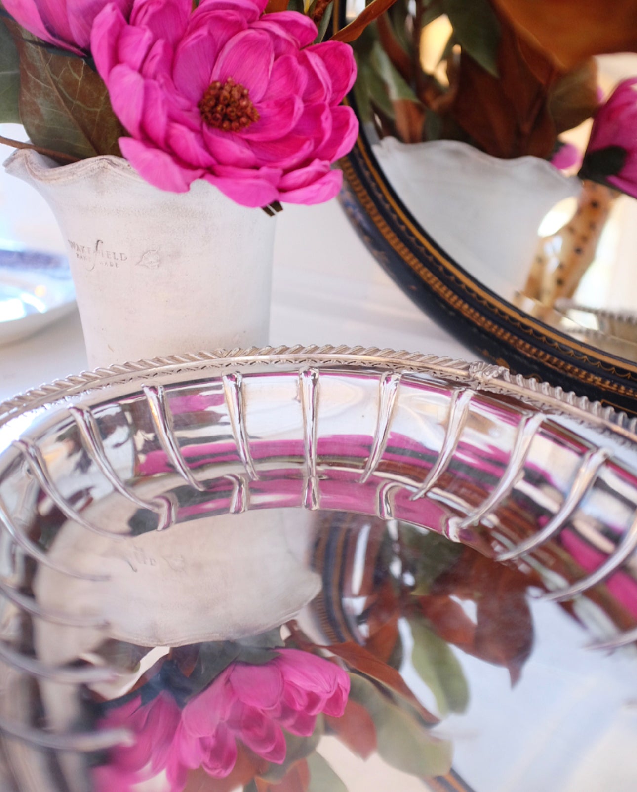 Large English Serving Tray