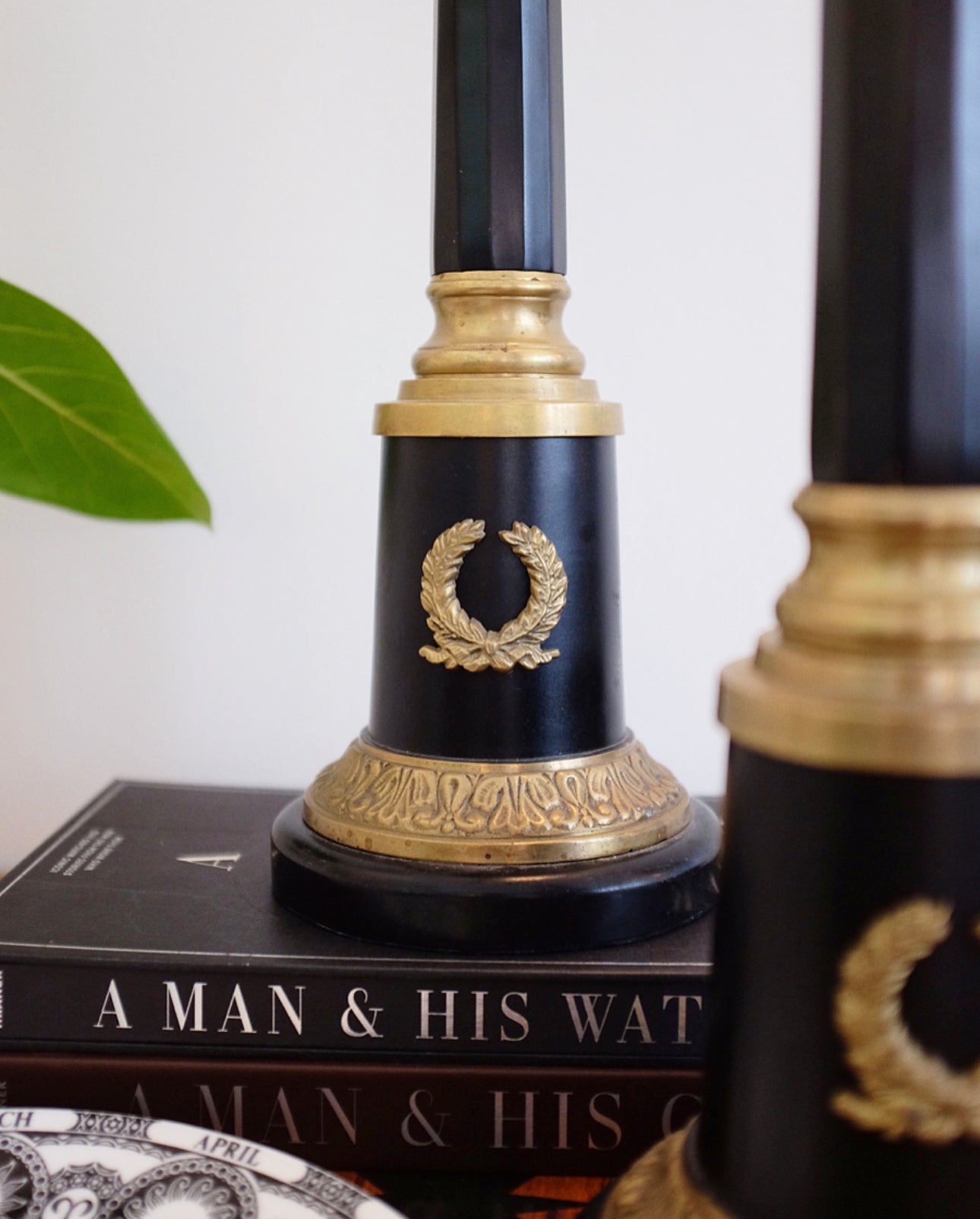 Neoclassical Style Large Candle Sticks