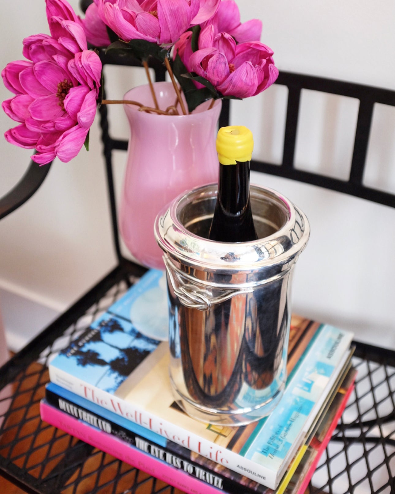 Large Silver Plate Wine Cooler