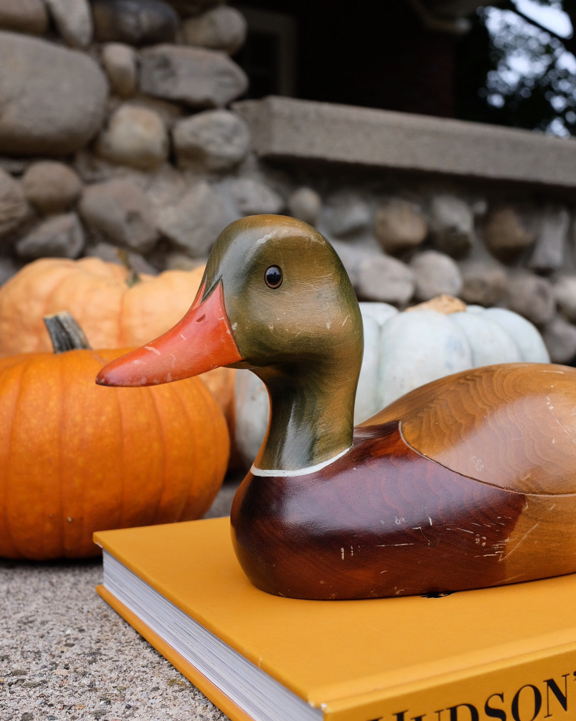 Carved Wooden Mallard