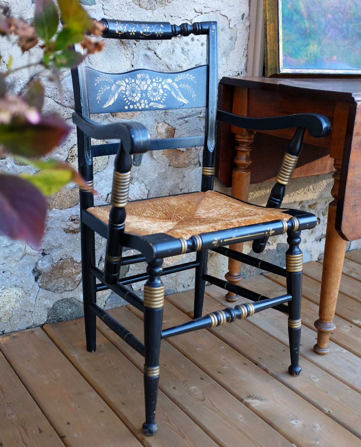 Hitchcock Style Captains Chairs