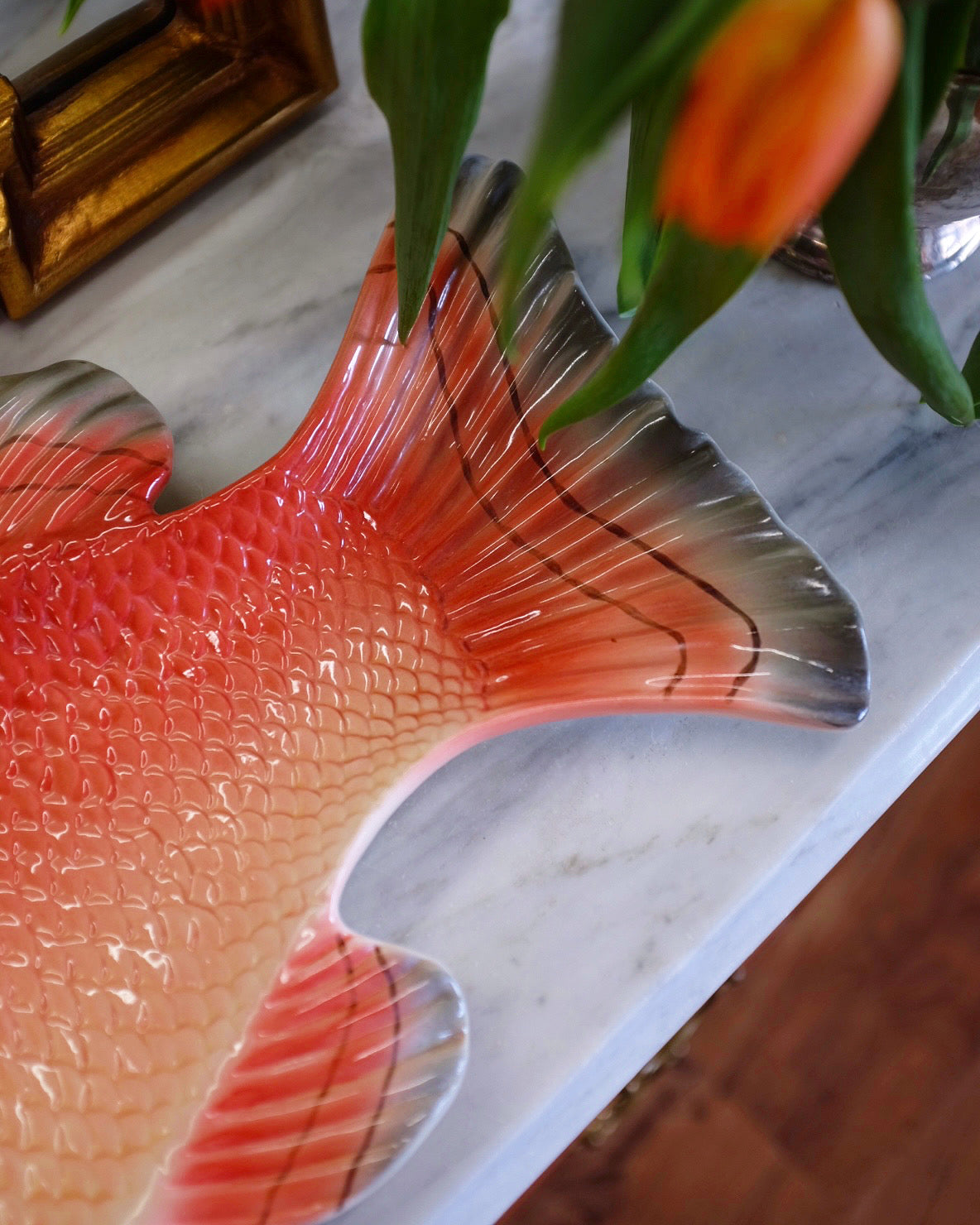 Large Fitz and Floyd Salmon Platter