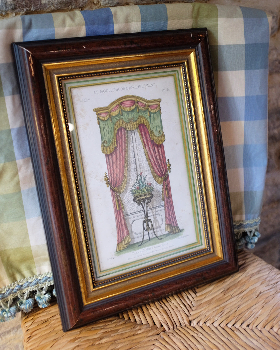 Set of 3 "Le Moniteur de L'Ameublement" Lithographs