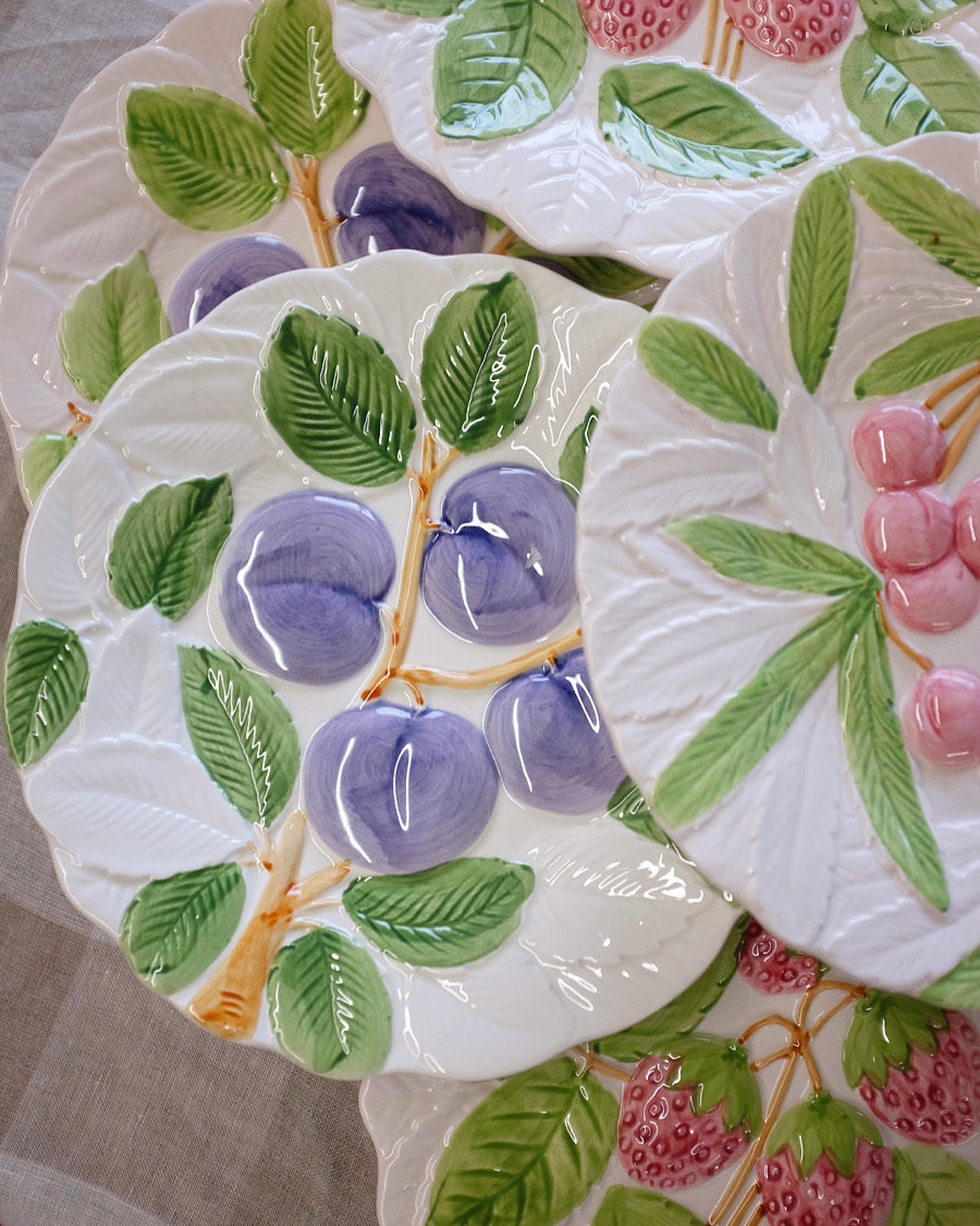 Set of 8 Shafford "Fruit du Jour" Plates