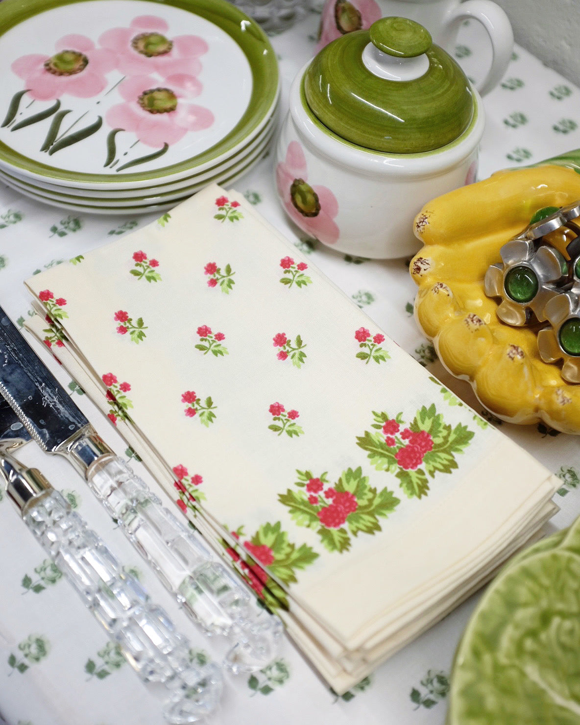 Floral Cotton Napkins