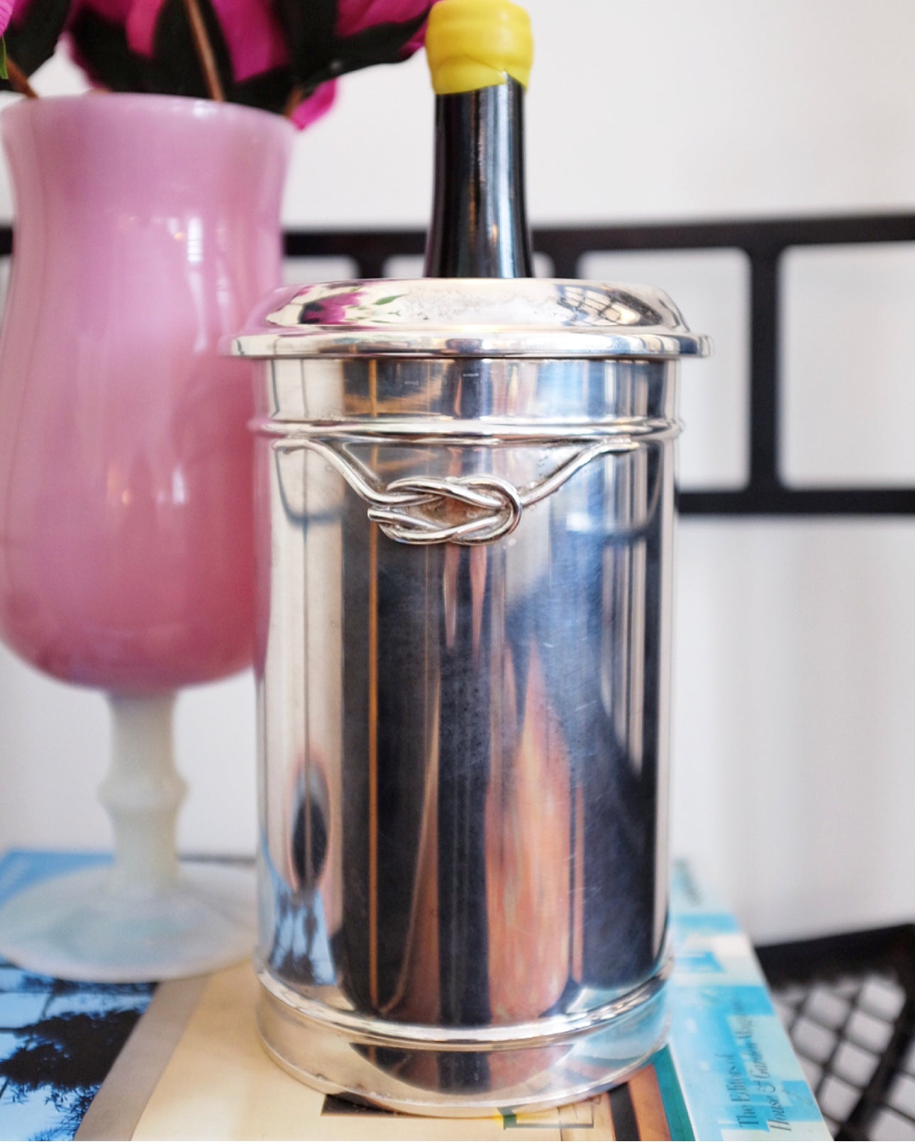 Large Silver Plate Wine Cooler