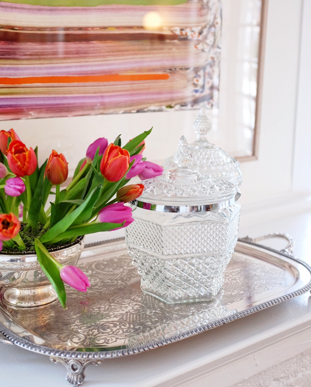Large Glass Jar with Lid
