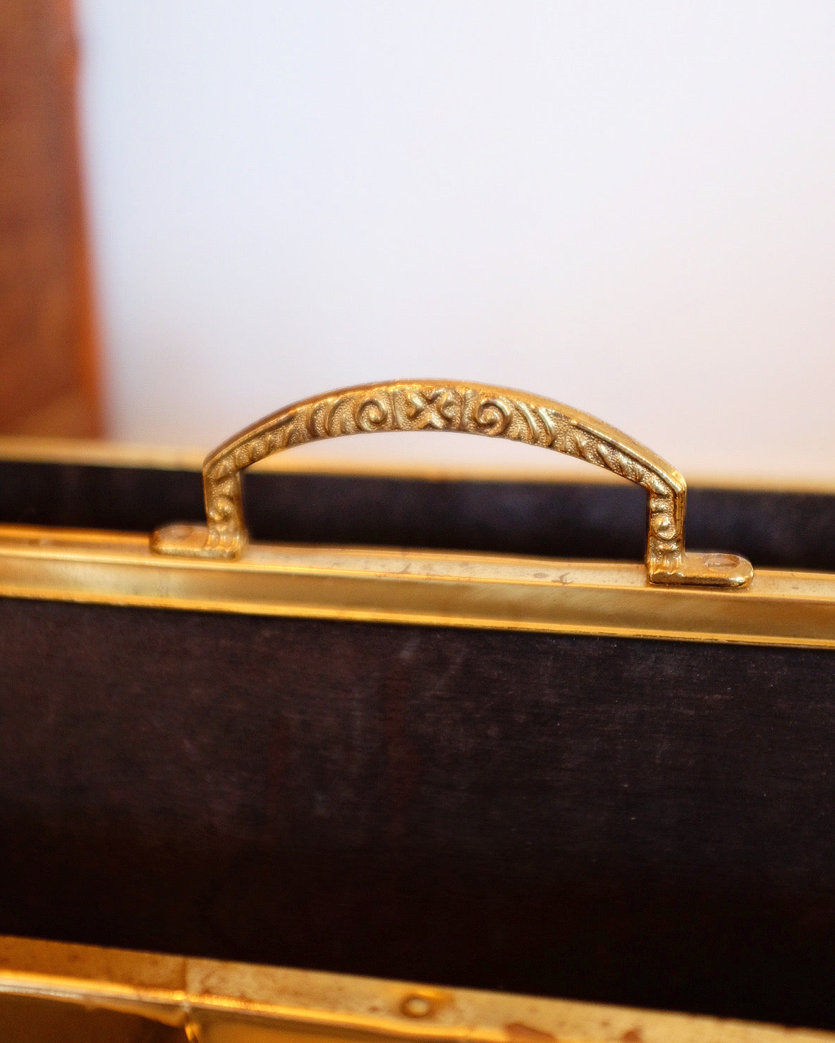 English Brass Magazine Rack