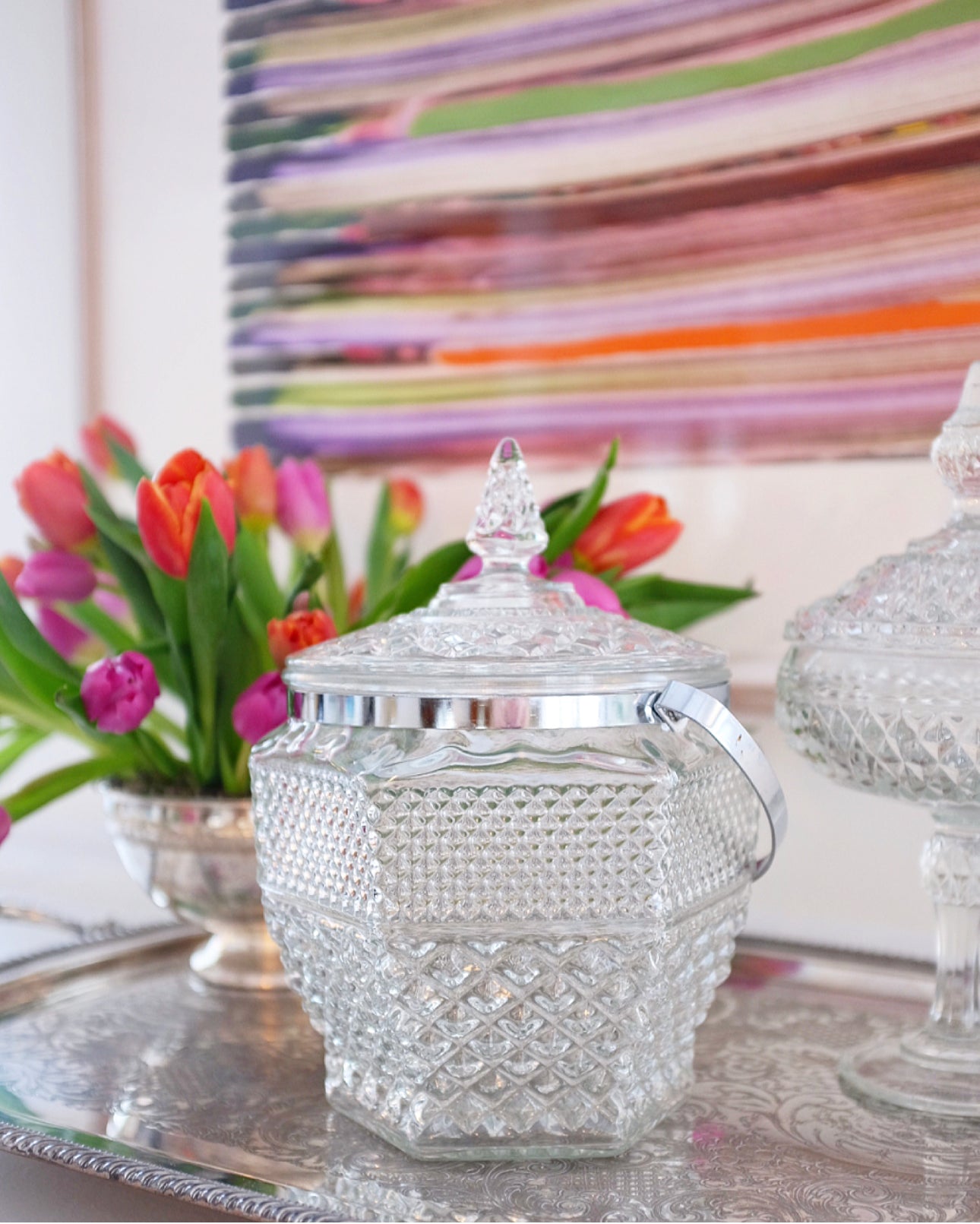 Large Glass Jar with Lid