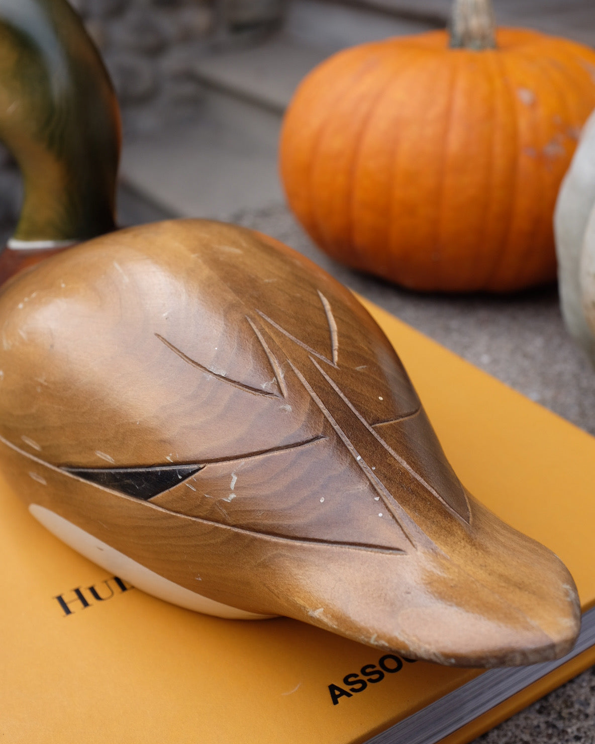 Carved Wooden Mallard