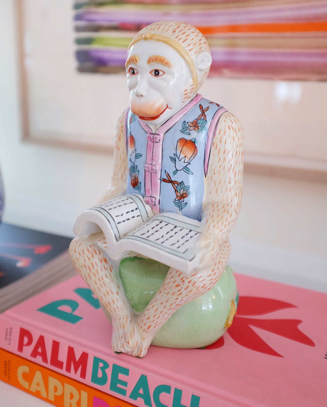 Large Chinoiserie Monkey