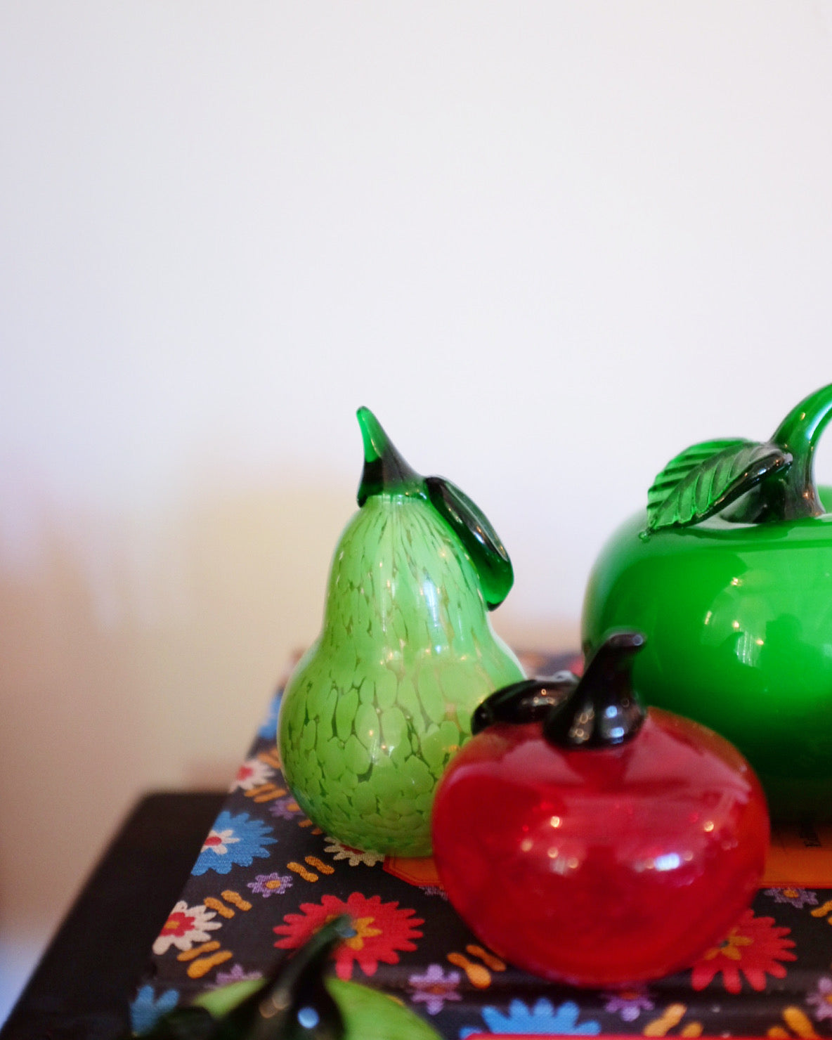 Mid Century Glass Fruit