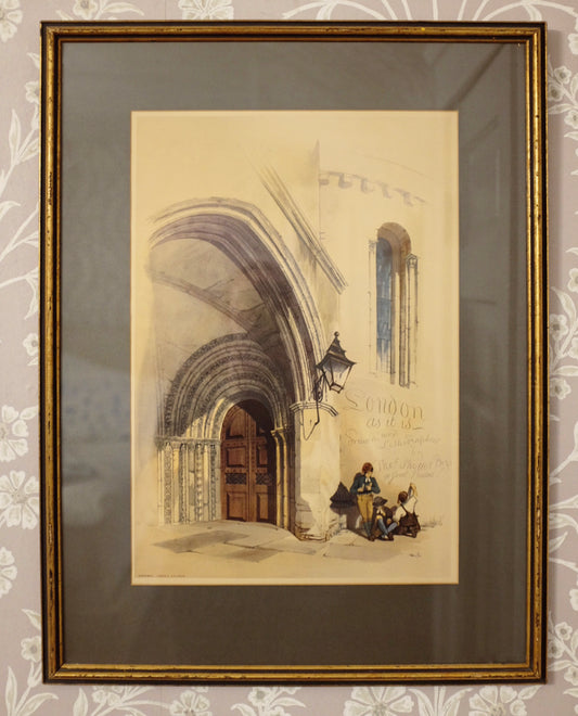 ‘London as it is’ Framed Print