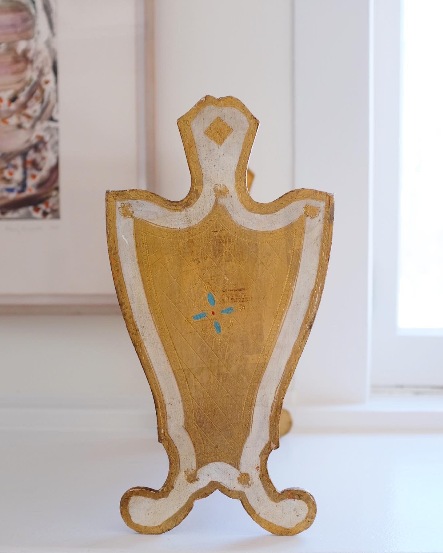 1950s Florentine Magazine Rack
