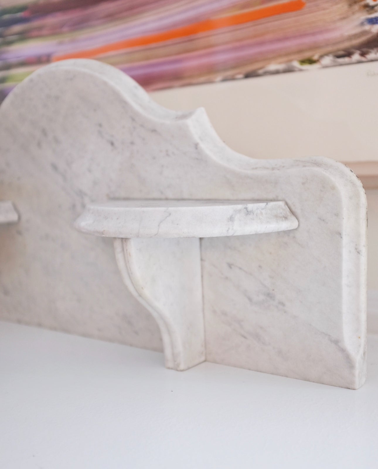 White Marble Shelf