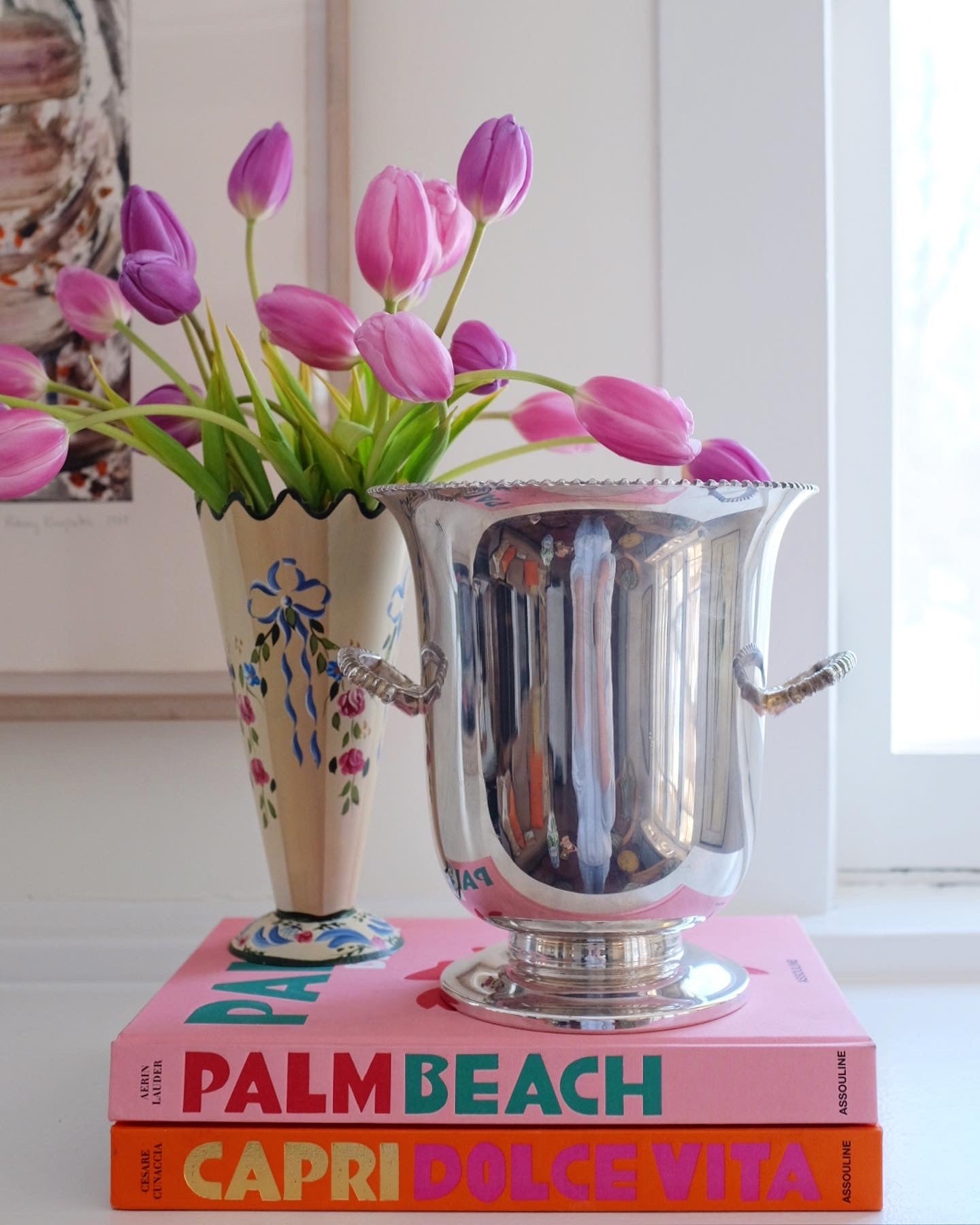 Large Birks Silver Plate Ice Bucket