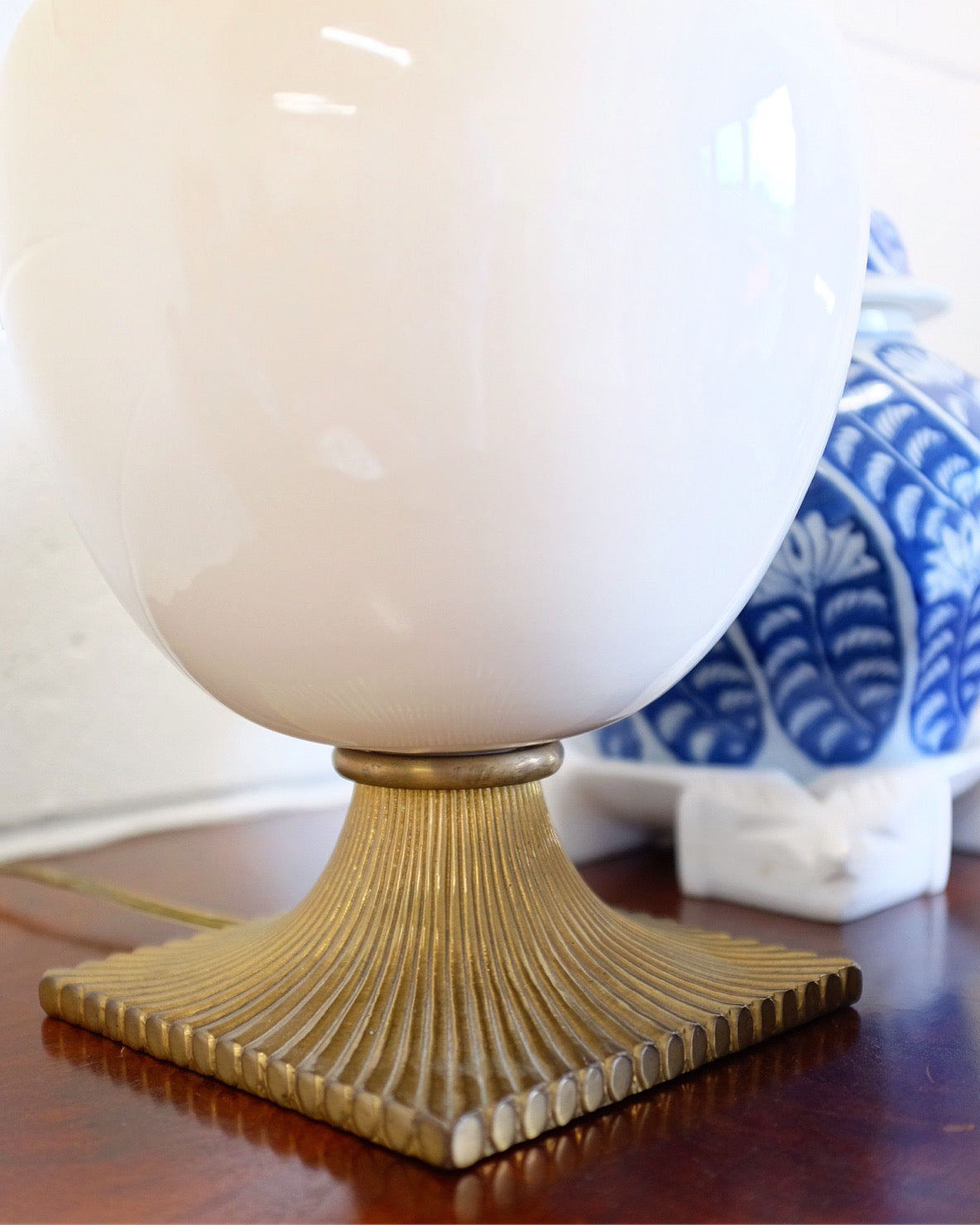 Chapman Solid Brass Hollywood Regency Style Lamp