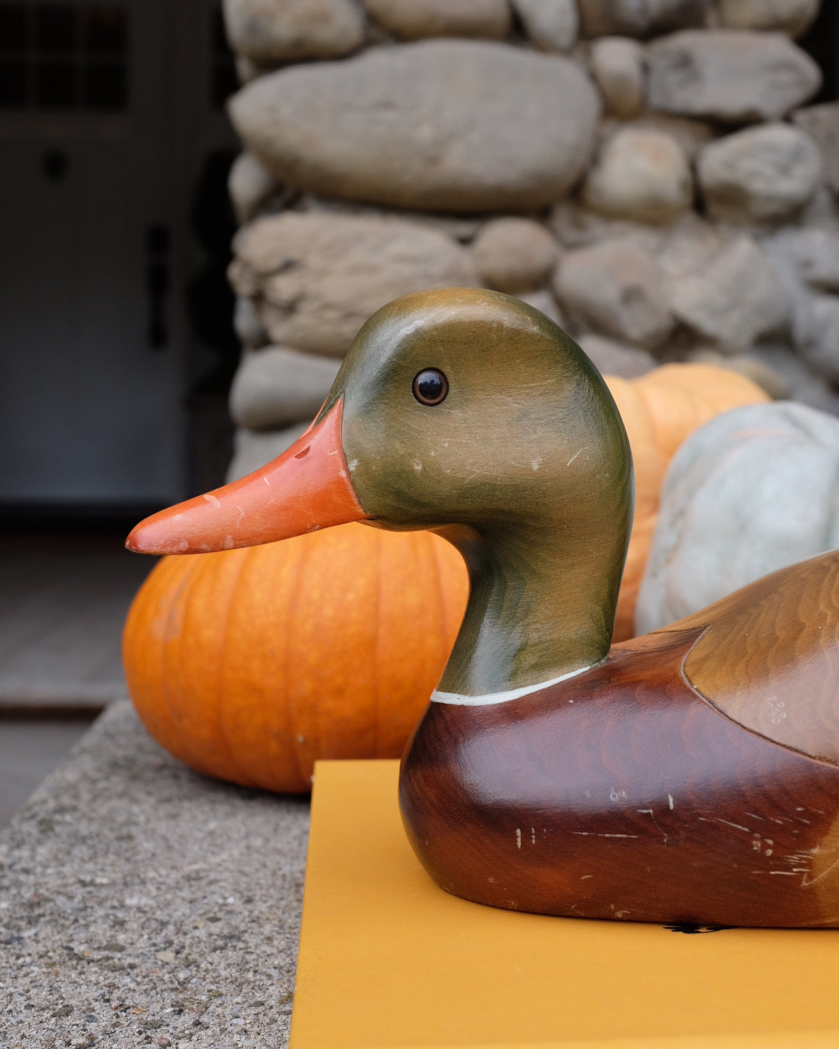 Carved Wooden Mallard