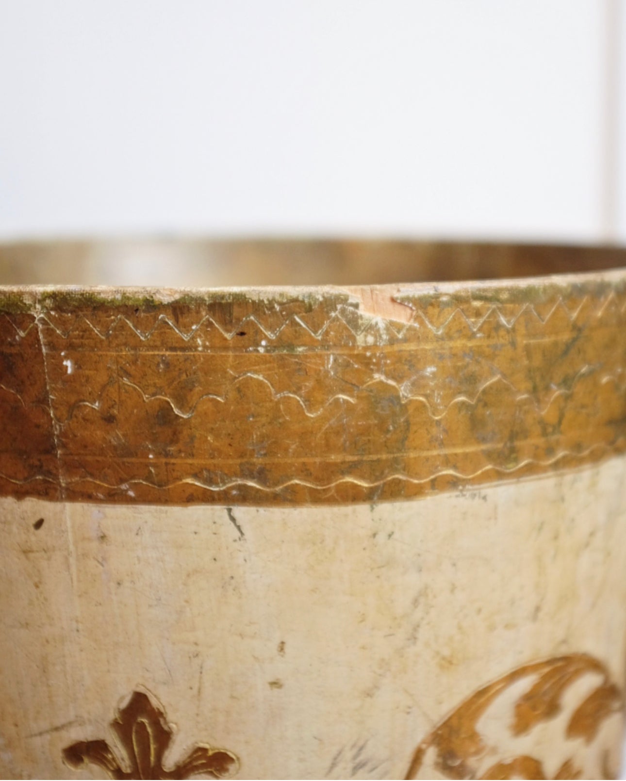 1950's Florentine Wastepaper Basket