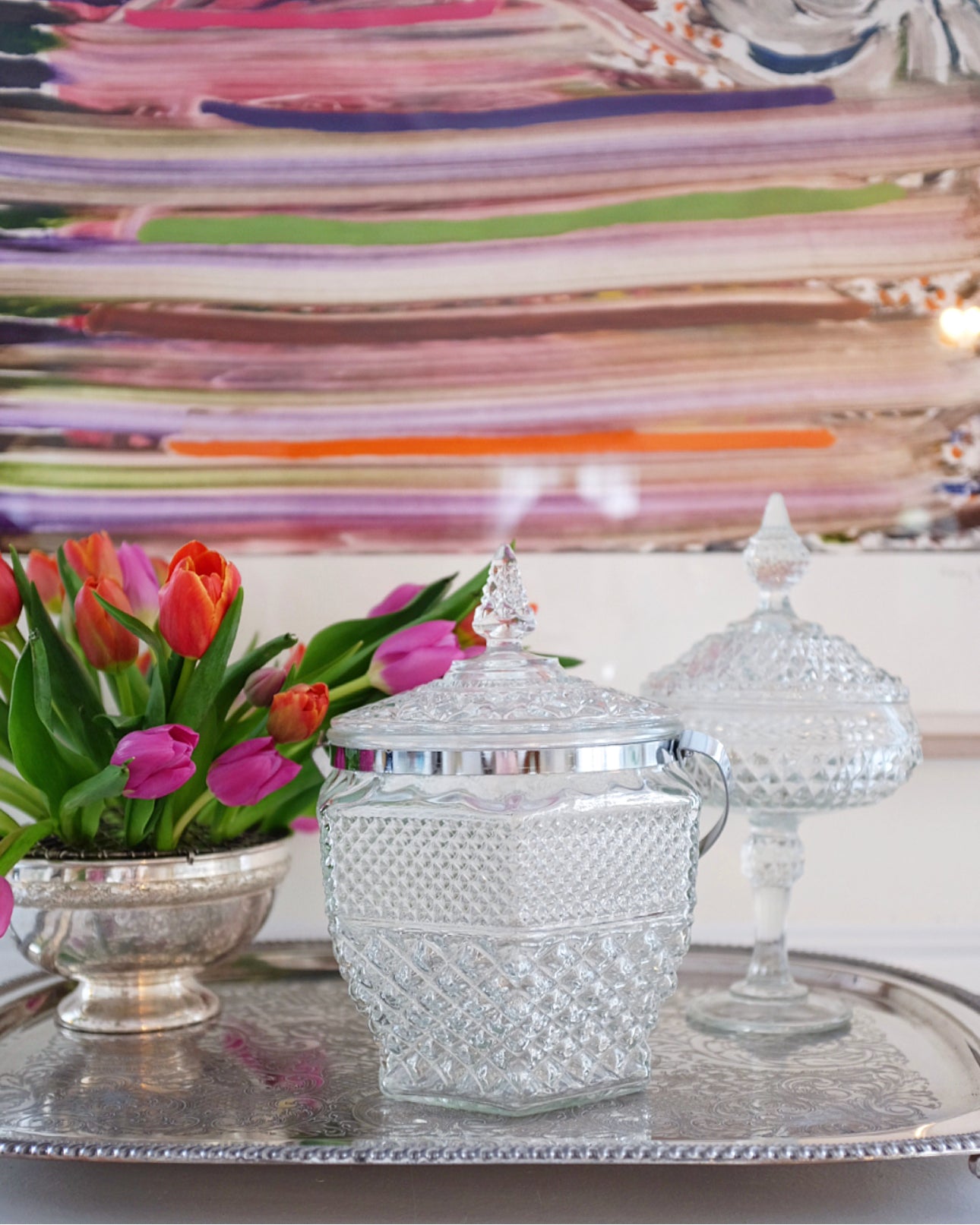 Large Glass Jar with Lid