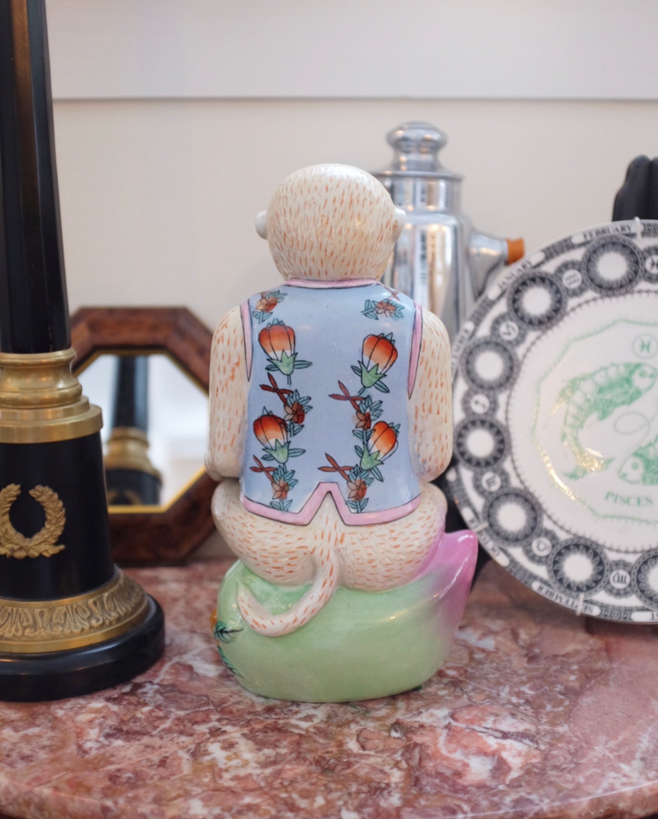 Large Chinoiserie Monkey