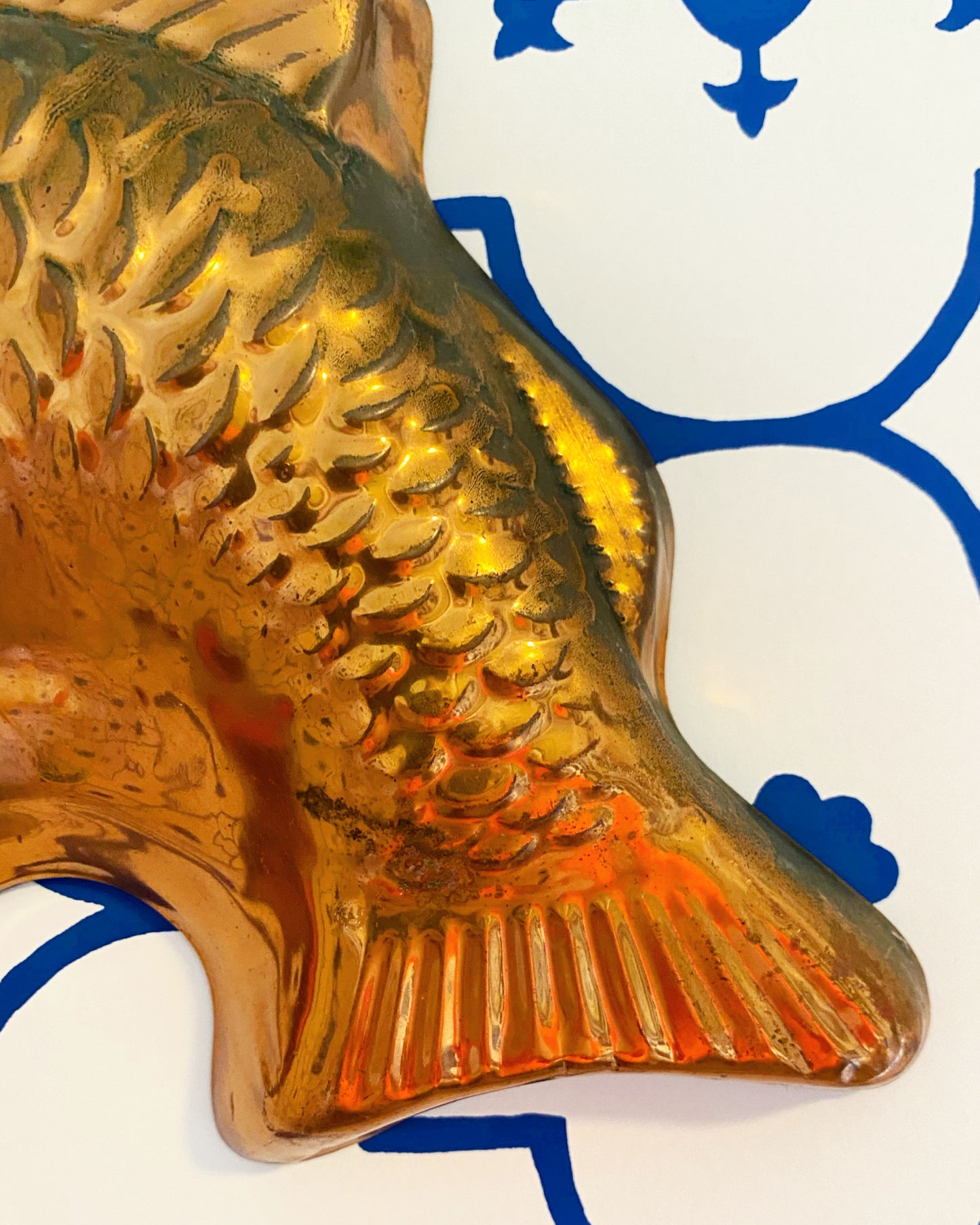 Copper Fish Jelly Cake Mold