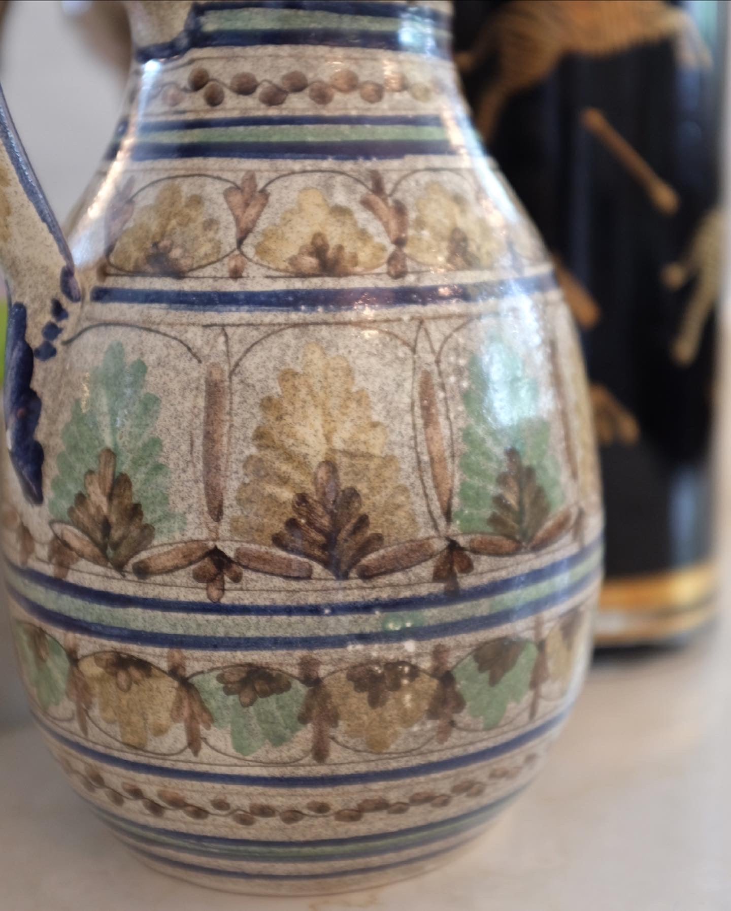 Hand Painted Spanish Pitcher