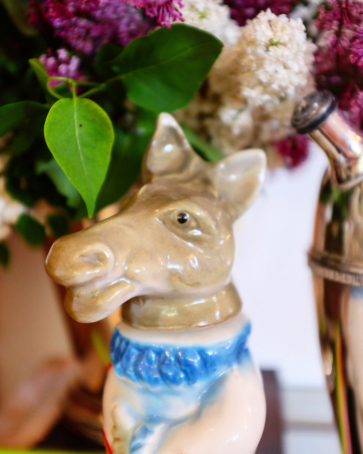 Jim Beam’s Trophy Clown Donkey Bourbon Whiskey Bottle