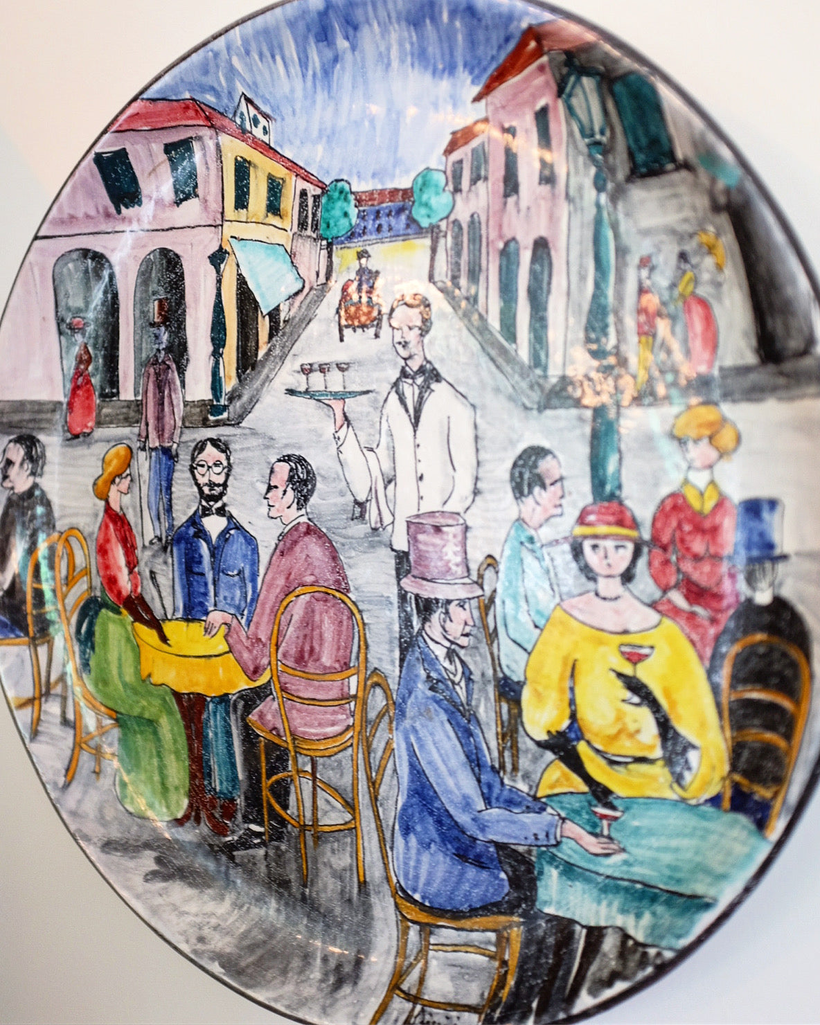 Hand Painted Italian Plate