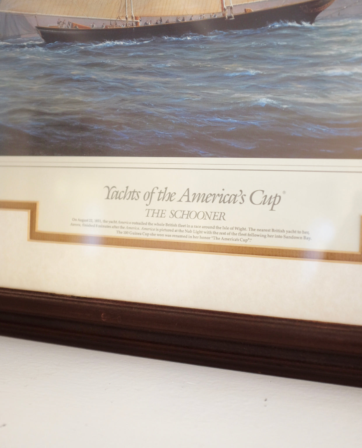 Yachts of the America’s Cup The Schooner Special Edition Print