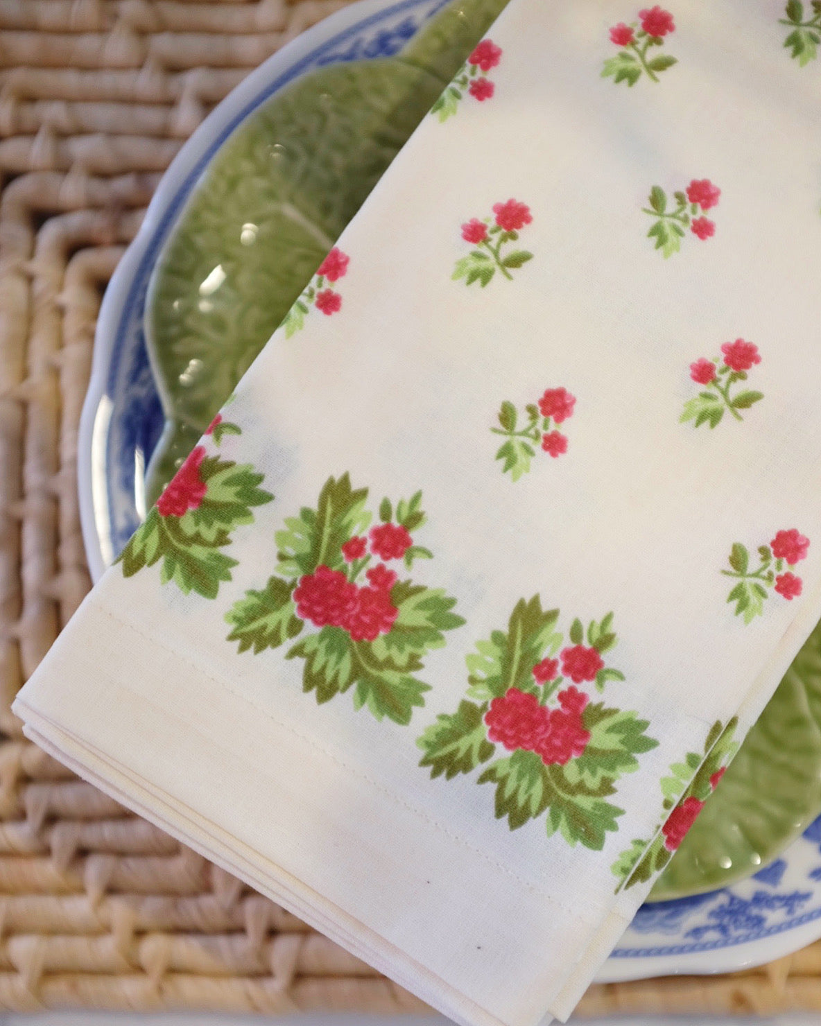 Floral Cotton Napkins