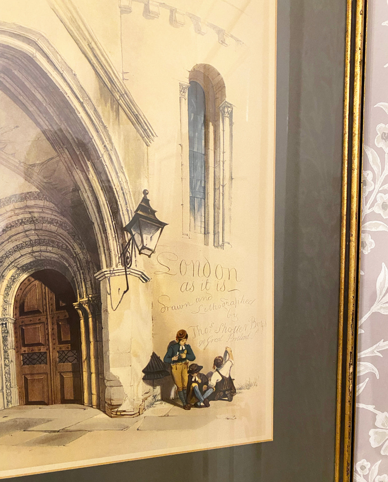 ‘London as it is’ Framed Print