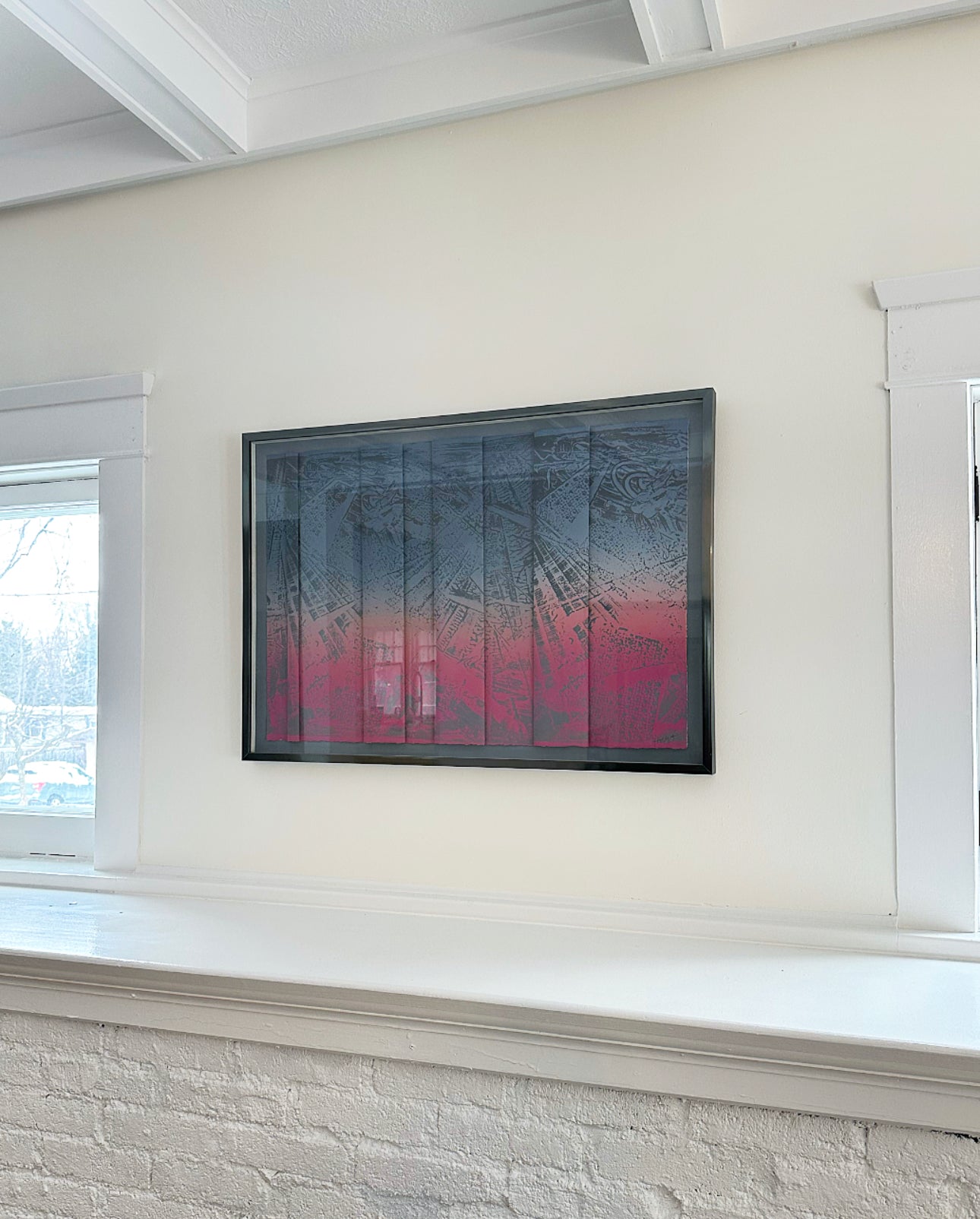 Martha Holden Original Signed & Framed Monoprint