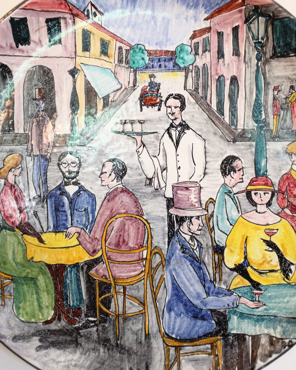 Hand Painted Italian Plate