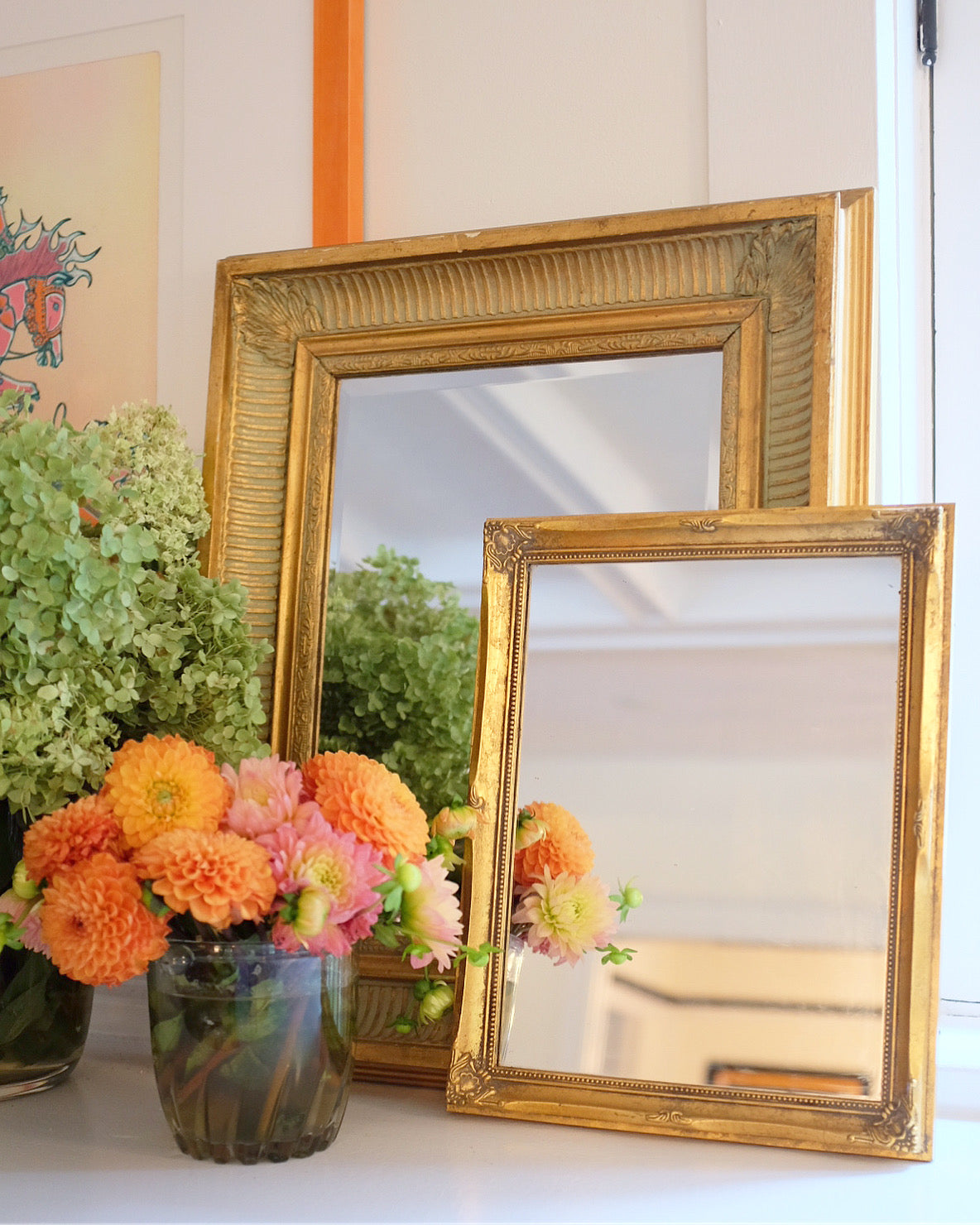 Small Gilt Gold Mirror