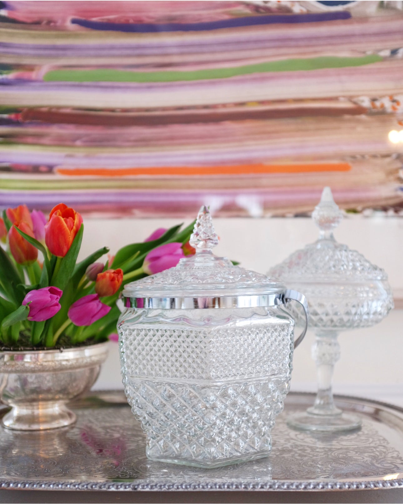 Large Glass Jar with Lid