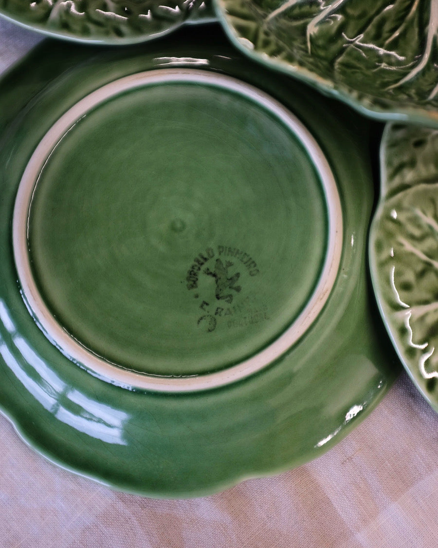 Bordallo Pinheiro Cabbage Plates & Bowl