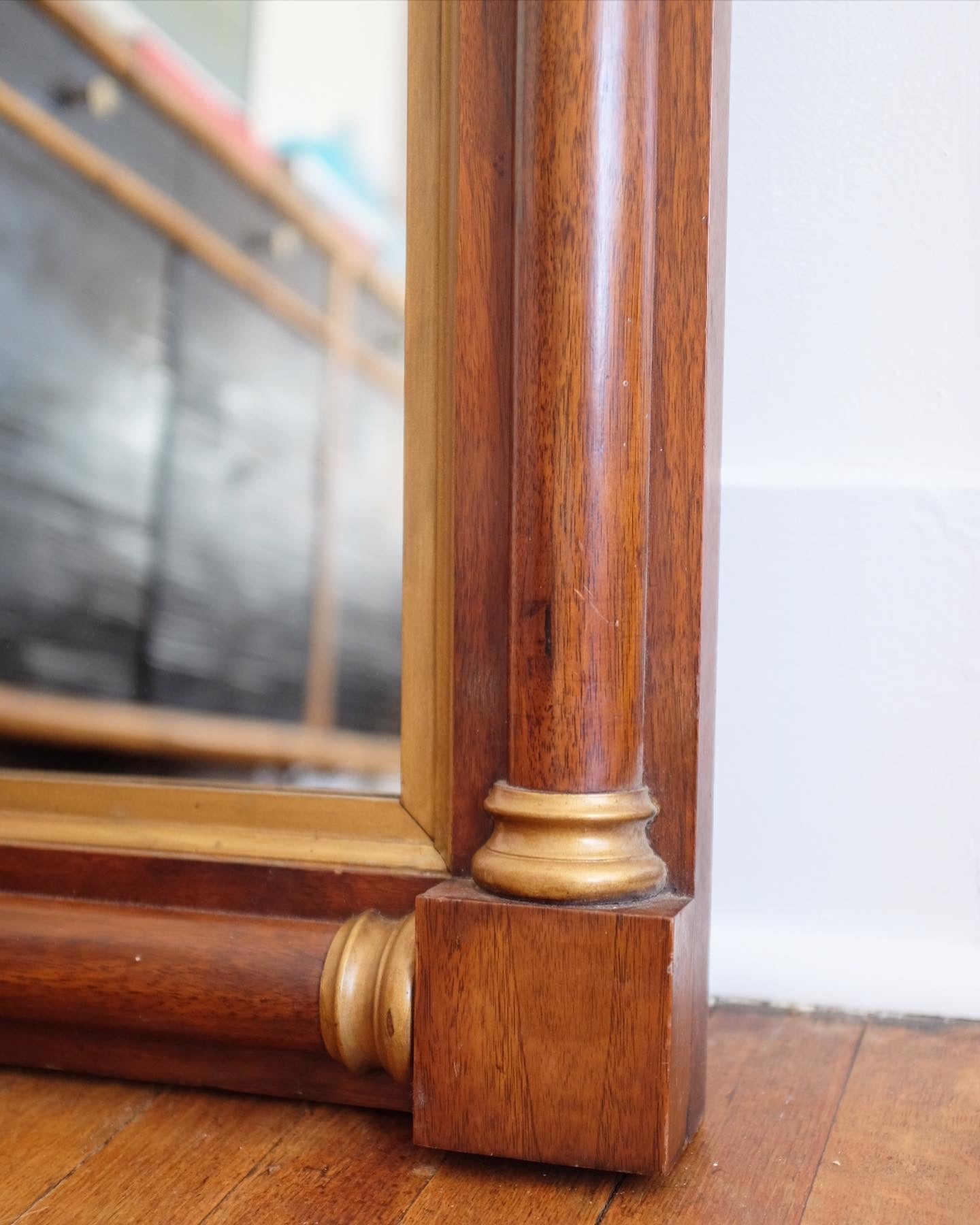 Solid Oak Wall Mirror